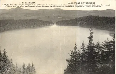 Jezioro Pavin — Piekliwa Auvergne — wydawca nieznany, nr 4