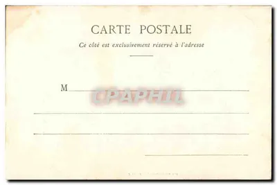 Puy-de-Dôme - Cachoeira do Queureilh — P. Julliot, editor, Clermont-Ferrand — Verso