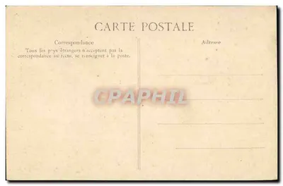 La Auvergne pintoresca — Puerta de la casa de Lucrèce — Montferrand — Reverso
