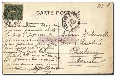 Courpière - Młyn Las Donnas - J. Goutrelangeas, wyd. Olliermes — Rewers