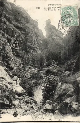Góry Enval — Auvergja — Wydawca L'Auvergne, nr 329