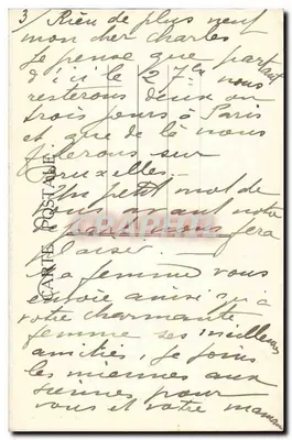 A Grande Cascata do Mont-Dore — A Auvergne pitoresca — editor não identificado, n° 19 — Verso