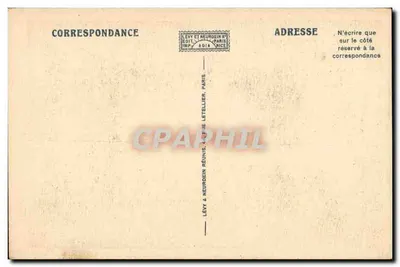 Royat — Uma Velha Rua — Lévy & Neurdein — Verso