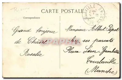 Châtel-Guyon — Puy-de-Dôme — Cume do Mont Chalussé — Verso