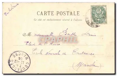 Montmorency — L'Ermitage (habitado por J.-J. Rousseau em 1756) — A. Pollet — Verso