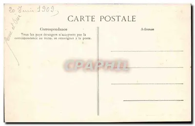 Castelo de FRANCONVILLE - Fachada principal — Editor Frénaud, Beauvais-sur-Oise, n°3 — Verso
