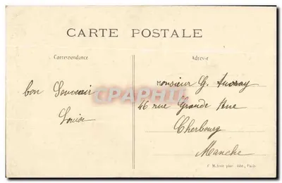 Pontoise — Kaplica Najświętszej Maryi Panny Miraculannej — C. M. — Rewers