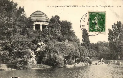 Bois de Vincennes — A Gruta e o Templo Grego — J.H. n°163