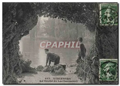 A Gruta do Lago Daumesnil — Vincennes — E.M. n°487