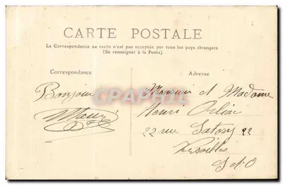 Vincennes — Zamek — Wydawca nieznany, nr serii 38 — Rewers