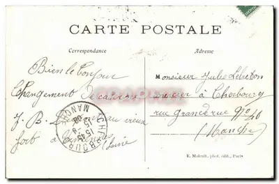 Vincennes - Vista general del Castillo — E.M. — Reverso