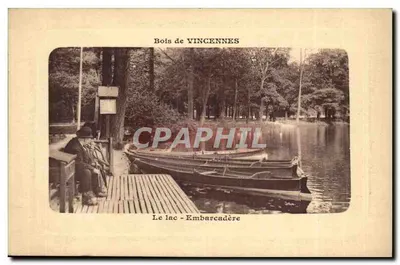 Bois de Vincennes — O lago - Embarcadère — Ed. Gaullier, 11, rue du Midi, Vincennes