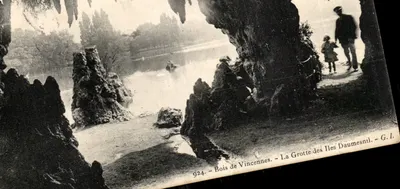 Bois de Vincennes — A Gruta das Ilhas Daumesnil — G.I.