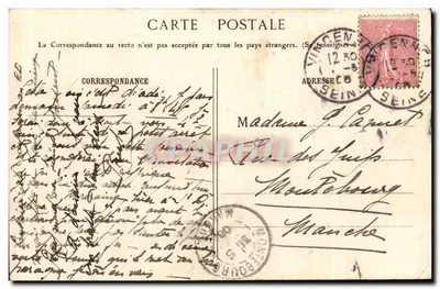 Bois de Vincennes — A Gruta das Ilhas Daumesnil — G.I. — Verso