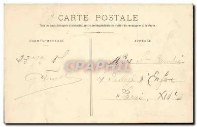 Longpont (Aisne) — Vista interna das Ruínas da Abadia — Godet, editor, Longpont (Aisne) - Imprimeries Réunies, Nancy — Verso