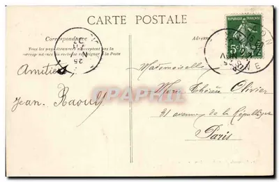 Laon — Faubourg de Vaux — P. Barnaud, Fot. Wyd. Laon - Dépôso, nr 80 — Rewers
