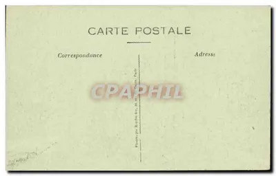 Coucy-le-Château — Place Bigourdal w ruinach w 1917 — Fototypia Boudin, Paryż — Rewers
