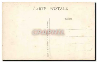 Catedral de Soissons — Ábside y Trasero Norte — Editor B. Nougaredé y H. Lestrat en Soissons — Reverso