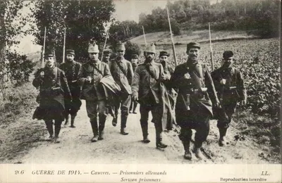Prisonniers allemands — Cœuvres — LL. n° 21.6