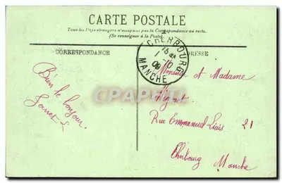 Saint-Quentin — O Palácio de Justiça — LL — Verso