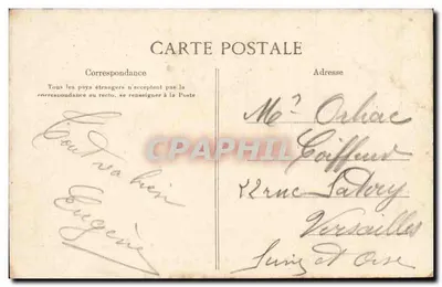 LA FÈRE — Avenue de la Gare — F. Barnaud fot.-édit. Laon - Déposé — Reverso