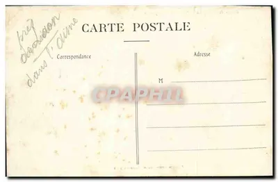 Campo de Sissonne — Chegada de um Regimento — Poteloin-Parnitte, editor, Sissonne — Verso