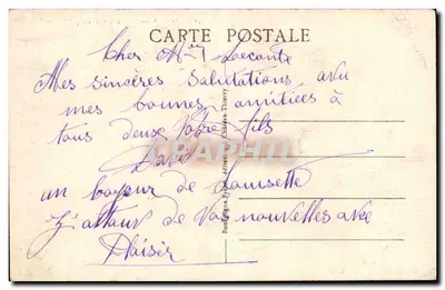 Laon (Aisne) — Escada municipal (265 degraus) — Ed. H. Auzoux, Laon — Verso