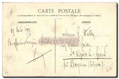 Soissons — Katedra — zaczęta w drugiej połowie XII wieku i zakończona na końcu XIII wieku — wydawca Graphil, n° 848 — Rewers
