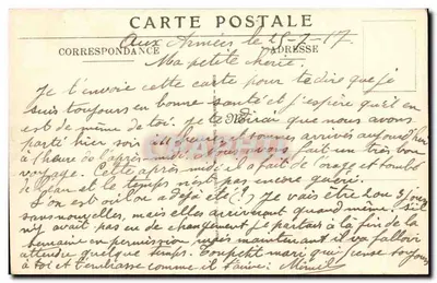 Soissons (Aisne) — Casa incendiada pelos Alemães em setembro de 1914 — P. & Soissons, N° 7 — Verso