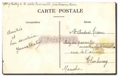 Soissons (Aisne) — A Catedral — A. B. — Verso