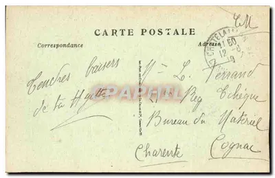Châtelaillyon — Plaża przy niskiej wodzie — R. Bergéccip, wyd., 66, rue des Merciers La Rochette — Rewers