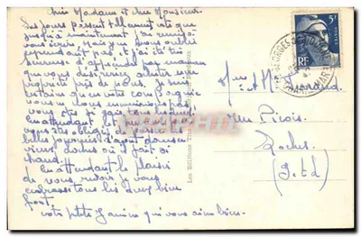 La Côte d'Argent — Las — Droga do Suzac — Saint-Georges-de-Didonne — Wydawca Tiro, nr 7 — Rewers