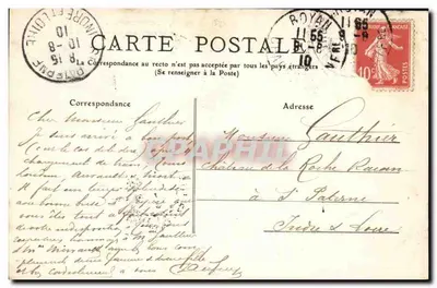 PONTAILLAC, la Playa y las Villas — Charente-Inférieure — 107 — Alrededores de ROYAN — Reverso