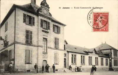 Jonzac — Escola Comunal de Meninos — Editor: L'Imprimerie d'Artor, Jonzac