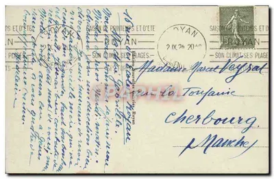 Royan Pontaillac - La Plage — éditeur 'Nouvelles Vues' n°90 — Verso