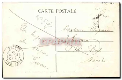Royan — Vue générale prise de Family Hôtel — Editée par l'Ing.-Opticien Novozelski, 3, Rue Gambetta, Royan — Verso