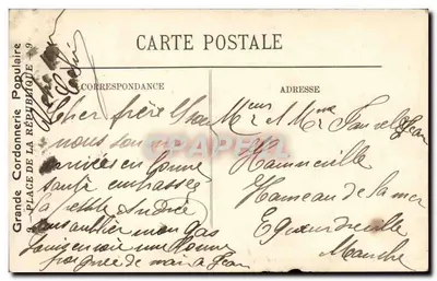 Royan — Le Port et le Boulevard Thiers — LL — Verso