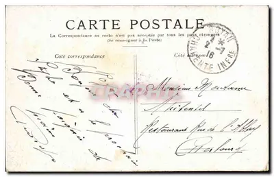 Royan — Les deux jetées — Éditeur : Toulon de Houmtiles Galeries — Verso