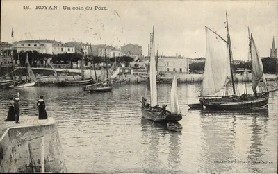 Royan : Un coin du Port — Collection Victor Bicaud, Royan, n°18