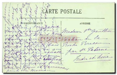 Royan — Le Port et le Boulevard Thiers — LL. — Verso