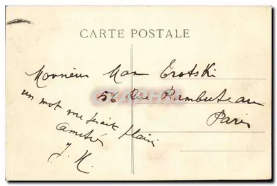 Royan — Boulevard Frédéric Garnier — éditeur inconnu, n° 33 — Verso
