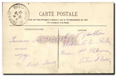 Royan (Côte d'Argent) — Ogólny widok Grande Conche — BR - 2318 — Rewers