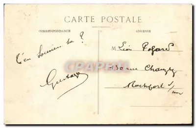 Ronce-les-Bains — Villa das « Acácias » e Avenida Gabrielle — Cliché Braun depositado — Verso
