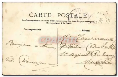 Surgères - O Castelo, Torre do Norte — L. C. — Verso