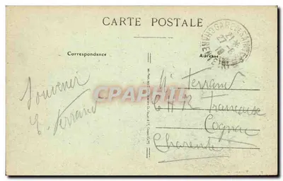 Saintes — Vista panorâmica das Arenas gallo-romanas — Pap. J. Prévost, edição 278 — Verso