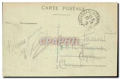 Saintes — Arênes Gallo-Romanas, visão geral — Pap. J Prévoast, Ed. — Verso