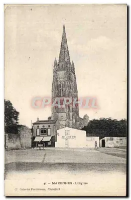 Marennes - A Igreja — editor Galeries Parisiennes, Rochefort, n°41