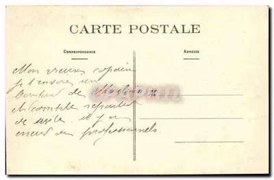 Quartier Villars — Moulin — éditeur Rameau — Verso