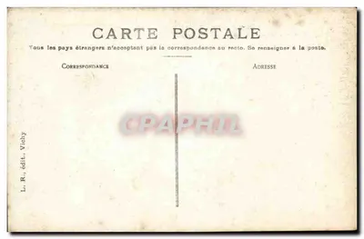 Vichy - A Fonte do Hospital — editor L. R., Vichy — Verso