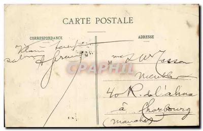 Vichy - Um Canto do Parque e do Palácio das Fontes — Editor P. B., Vichy — Verso